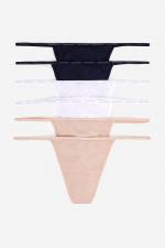ES SIDE STRING THONG PACK 6 MICROFIBRE