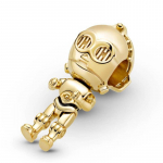 Шарм Star Wars C3PO PANDORA Shine с черной эмалью