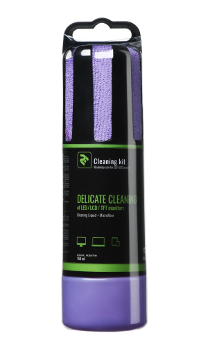 2E Cleaning Kit Liquid for LED / LCD 150ml  + Cloth, Violet