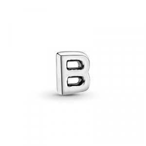 Letter B silver petite element