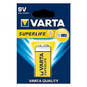 Батарейка VARTA SUPERLIFE  9V  1*BL 