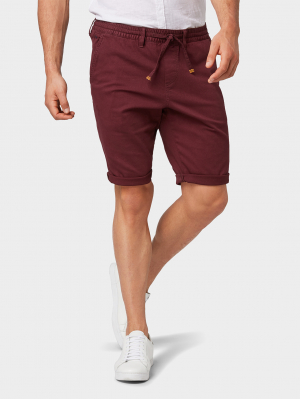 dyed shorts, bordeaux red, 34