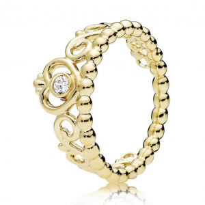 PANDORA Shine tiara ring with clear cubic zirconia