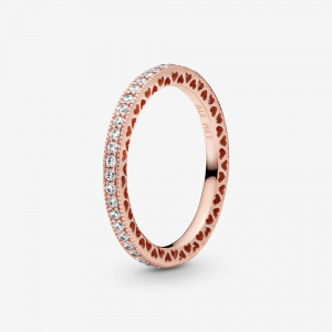 PANDORA Rose ring with clear cubic zirconia