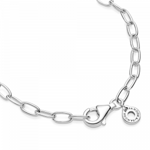 Sterling silver link necklace