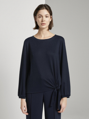 T-Shirt crincle str, Sky Captain Blue, L