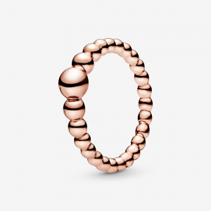 Beaded Pandora Rose ring