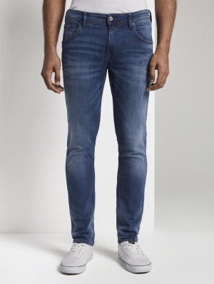 skinn, Used Dark Stone Blue Denim, 32/34