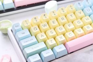 Ducky Cotton Candy SA Full-size Keycap Set