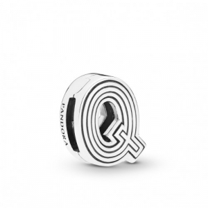 Pandora Reflexions letter Q silver clip charm