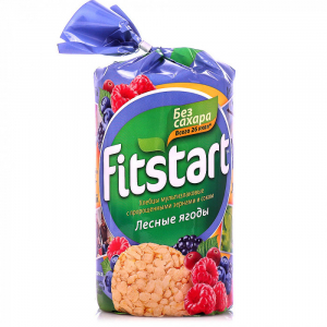 Хлебцы Fitstart мультизлаковые с пророщенными зернами и соком «Лесные ягоды»