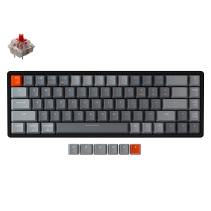 Keychron K6 Swappable Backlight Aluminum RGB Red