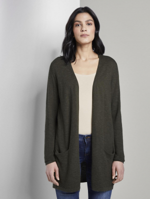 cardigan long slub ya, Woodland Green, S