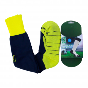 football socks navy yellow norfolk