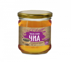 Масло из семян ЧИА (CHIA seeds oil) 200 мл