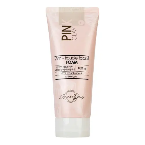 GRACEDAY PINK CLAY ANTI-TROUBLE  FACIAL FOAM