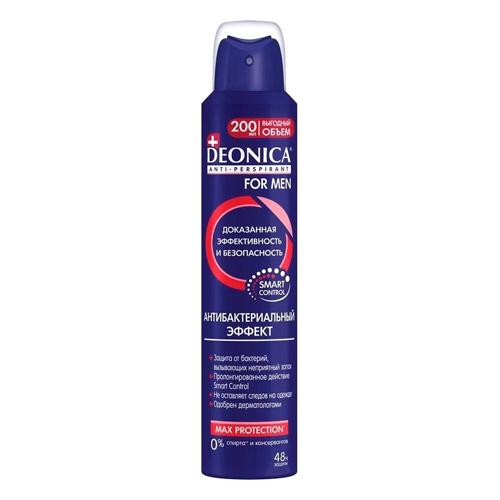 DEONICA  for Men Антиперспирант Антибактериальный эффект, 200 мл