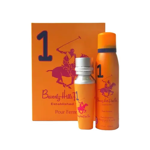 Beverly Hills Polo Club   No.J Gift Set for Women  EDP 50mI * Deodorant 150ml Набор для женщин парфюмерная вода 50мл+ дезодорант 150 мл.
