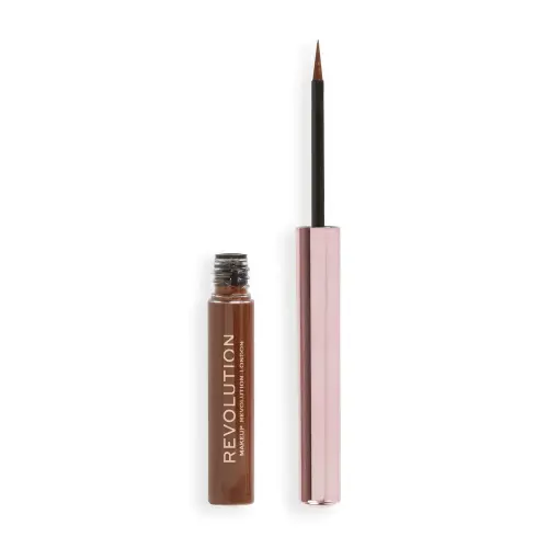 REVOLUTION ПОДВОДКА ДЛЯ ГЛАЗ SUPER FLICK LIQUID EYELINER Brown