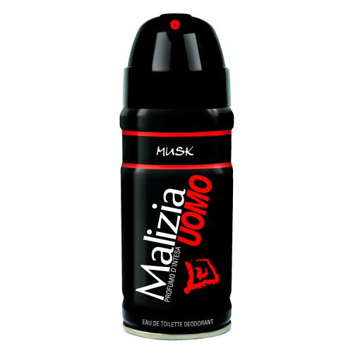 MALIZIA UOMO EDT DEO SPRAY MUSK Парфюмированный дезодорант (M) 150 ML