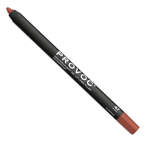 PROVOC Semi-Permanent Gel Lip Liner Filler WP 47 Luscious Гелевая подводка в карандаше для губ LPL47