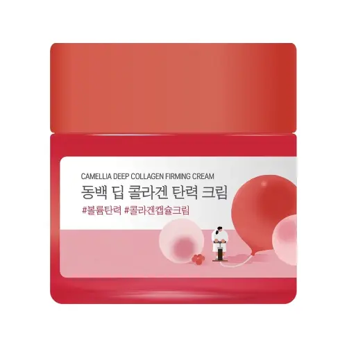 ROUND LAB Укрепляющий коллагеновый крем с камелией Camellia Deep Collagen Firming Cream 50 ml