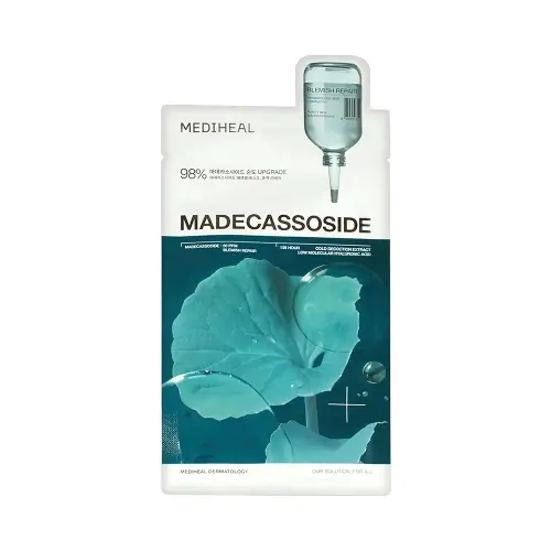MEDIHEAL MADECASSOSIDE ESSENTIAL MASK BLEMISH REPAIR Маска для лица успокаивающая 26 мл