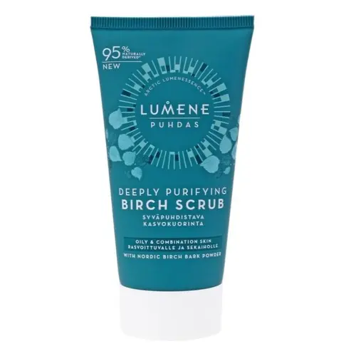 LUMENE PUHDAS BIRCH SCRUB Глубоко очищающий березовый скраб для лица 75мл