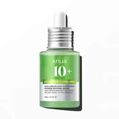 ANUA AZELAIC ACID 10 HYALURON REDNESS SOOTHING SERUM Сыворотка с 10% азелаиновой кислотой и гиалуроновой кислотой для уменьшения покраснений 30ml