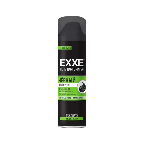 EXXE BLACK гель для бритья, 200 мл