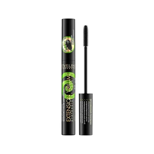 Eveline ТУШЬ ДЛЯ РЕСНИЦ - ЭКСТРЕМАЛЬНАЯ ДЛИНА И ИЗГИБ х10 - черная серии EXTENSION VOLUME PROFESSIONAL MAKE-UР, 10мл