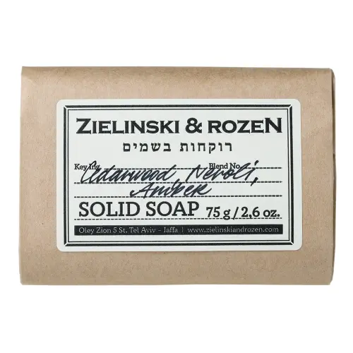 Zielinski & Rozen  Solid soap Cedar, Sandalwood, Amber, Patchouli  Твердое мыло Кедр, Сандал, Амбра, Пачули 75гр