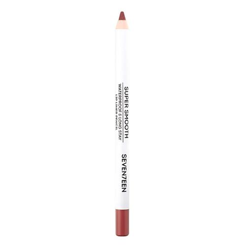 Seventeen Карандаш д/губ т.37 водостойкий с витамином Е Super Smooth W/P Lip Liner золотая роза