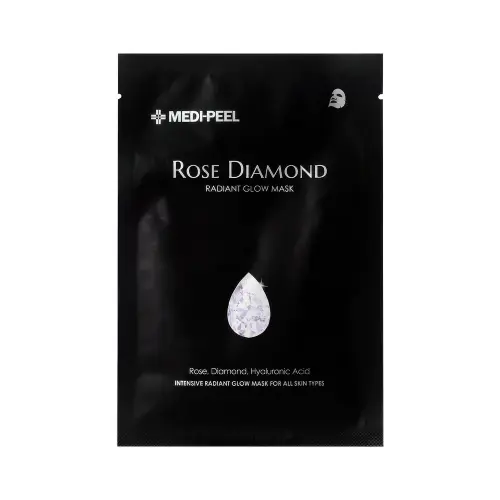 ROSE DIAMOND RADIANT GLOW MASK SHEET/Маска для лица MEDI-PEEL Rose Diamond Radiant Glow тканевая 25 мл