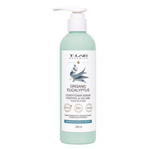 Кондиционер для жирных волос T-Lab Professional Organic Eucaliptus Conditioner 250 мл.
