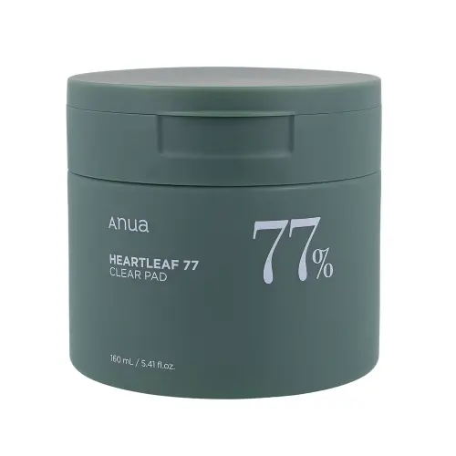 ANUA HEARTLEAF 77 CLEARPAD Пэды для очищения и тонизирования с 77% экстракта houttuynia cordata 160ml (70 шт)