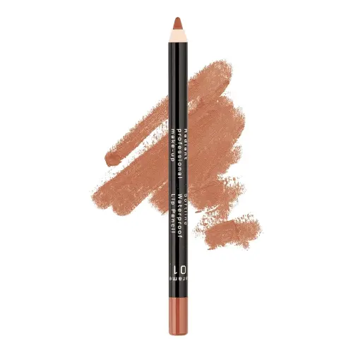 RADIANT  SOFT LINE WATERPROOF LIP PENCIL No 1 - CARAMEL Карандаш для губ водостойкий Softline Waterproof Lip Pencil, т. 01 карамель