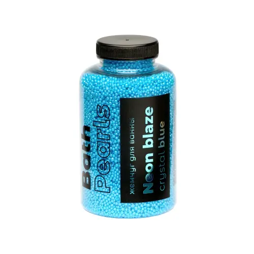 Fabrik Жемчуг д/ванны NEON BLAZE Crystal blue в банке 320 г 4610214360782
