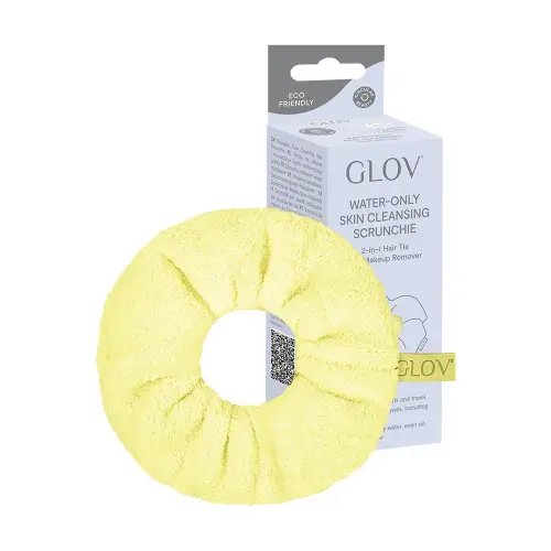 GLOV Water-Only Skin Cleansing Scrunchie Baby Banana INT W5
