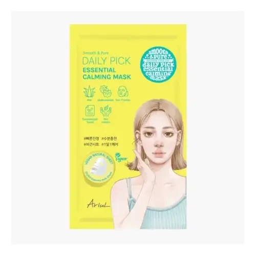 ARIUL МАСКА ТКАНЕВАЯ SMOOTH/PURE DAILY PICK ESSENTIAL CALMING MASK 20 мл