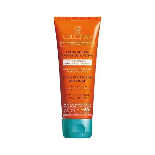 COLLISTAR ACTIVE PROTECTION SUN CREAM  face - body SPF 50+ Солнцезащитный крем для лица и тела с активной защитой SPF 50+ 100 ml