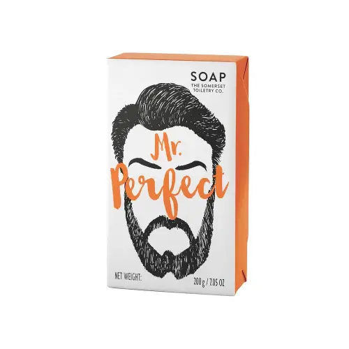 SOMERSET Mens Mr Perfect Soap 200g (ii) Wrapped   Мужское мыло Mr Perfect 200г