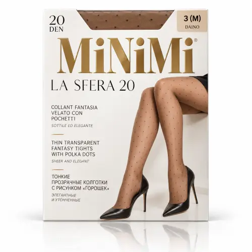 Minimi колготки женские LA SFERA 20 Mini Daino размер 3