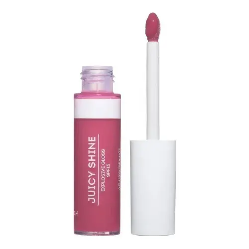 Seventeen Cosmetics Сияющий блеск д/губ Juicy Shine SPF 15, т. 03 Натуральный розовый