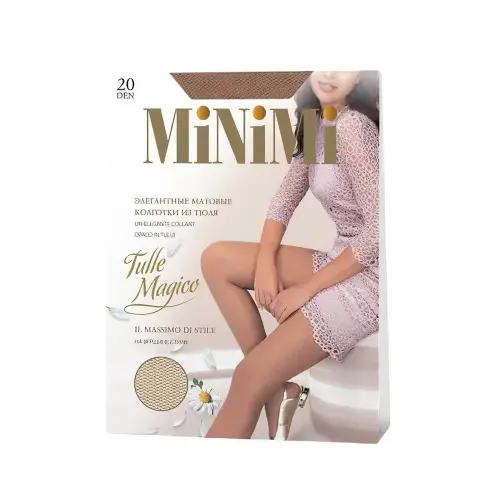 Колготки жен. MNM TULLE MAGICO Mini TULLE MAGICO Caramello 4