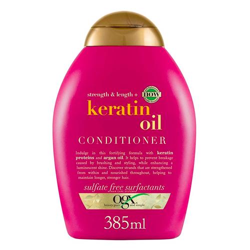 OGX Кондиционер против ломкости волос с кератиновым маслом 385 мл