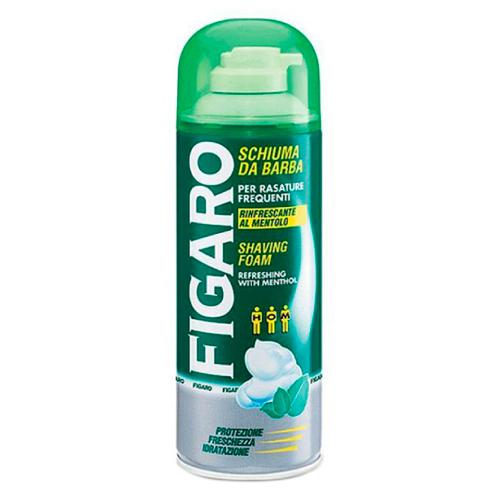 FIGARO EXP SCHAVE BARBER MENTHOL Пена для бритья с ментолом 400 мл