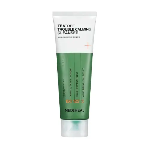 MEDIHEAL TEATREE CLEANSER TROUBLE CALMING FOAM Пенка  для умывания с Чайным деревом 120 мл