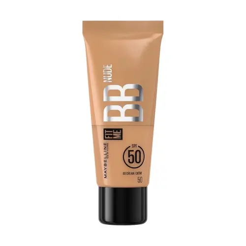Maybelline Увлажняющий легкий крем-уход для лица New York Fit Me BB с тональным эффектом Nude, тон 50, 30 мл
