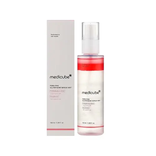 Medicube PDRN PINK GLUTATHIONE SERUM MIST 100ml / Розовый мист-сыворотка с PDRN и глутатионом 100 мл